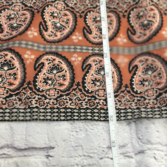 Abercrombie & Fitch Black & Rust Floral‎ Border Print Mini Dress – S - Picture 12 of 14